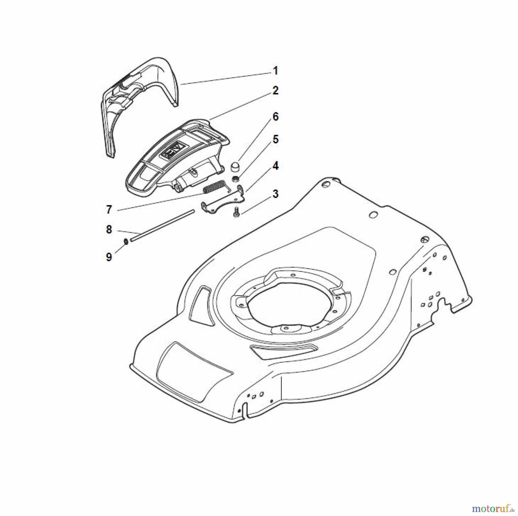 Global Garden Products GGP Rasenmäher Baujahr 2017 Benzin Ohne Antrieb 2017 CRC-CSC 534 W - CRC-CSC 534 WQ Protection, Belt
