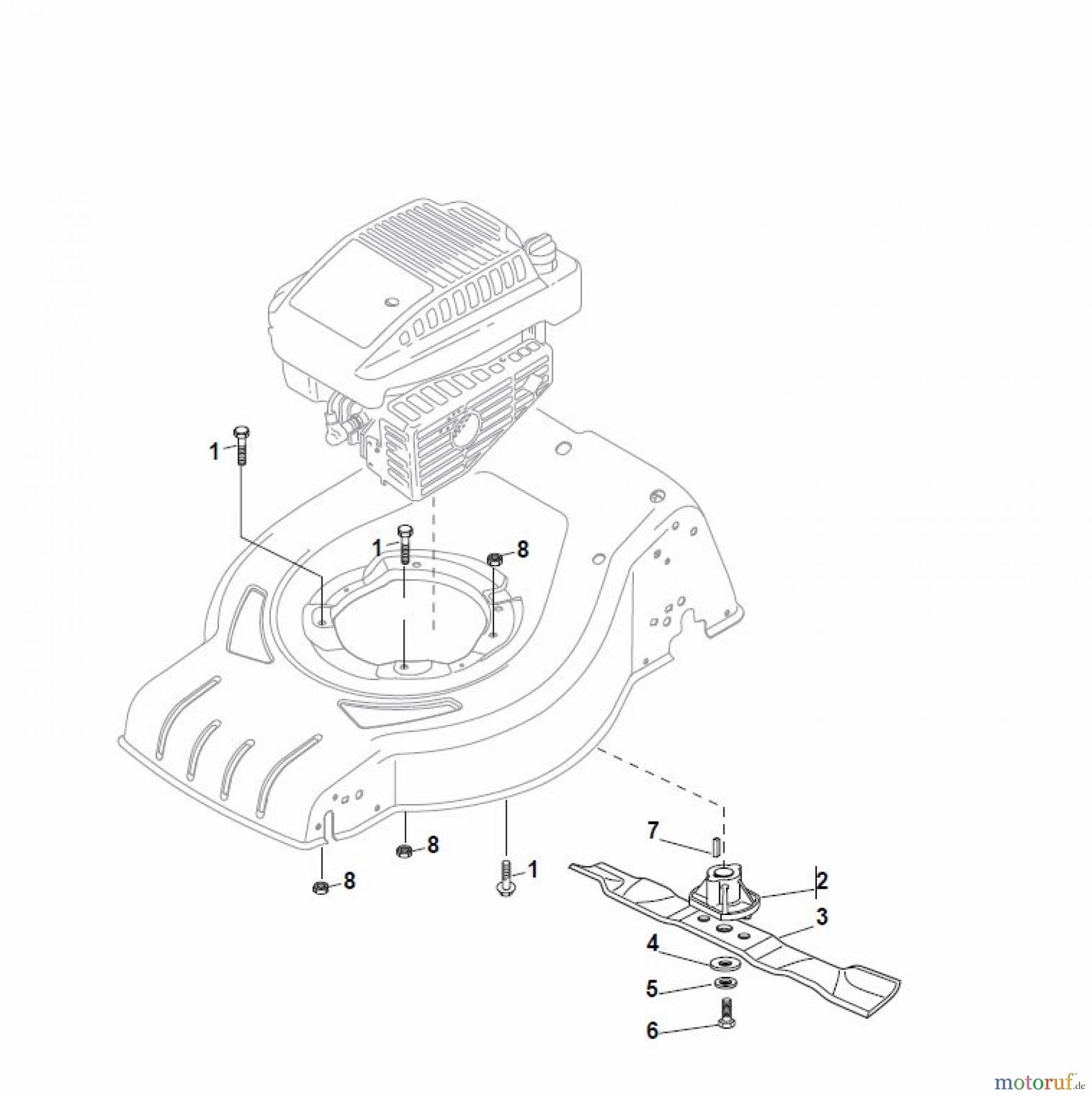  Global Garden Products GGP Rasenmäher Baujahr 2017 Benzin Ohne Antrieb 2017 CR-CS 434 Blade