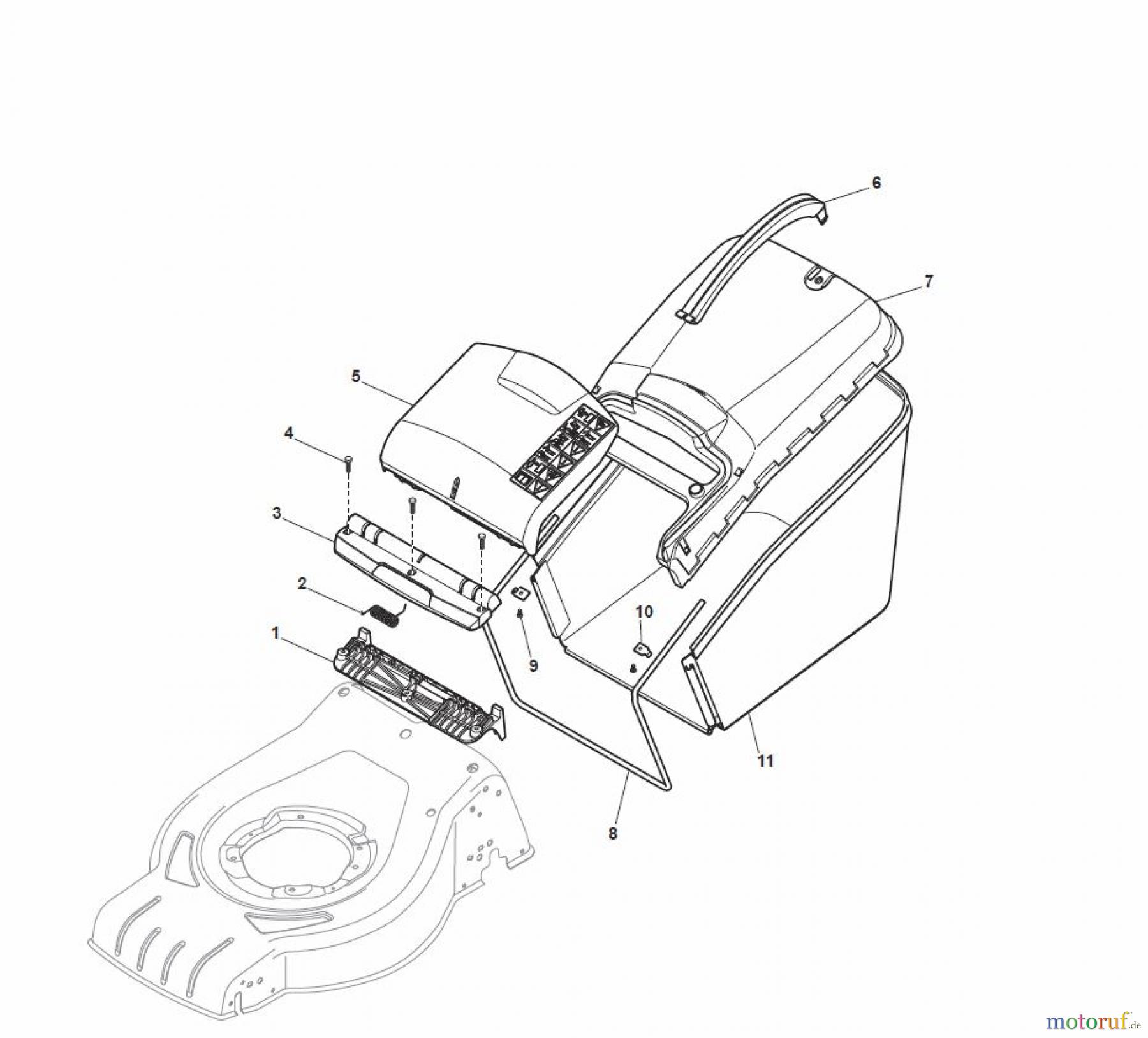 Global Garden Products GGP Rasenmäher Baujahr 2017 Benzin Ohne Antrieb 2017 CR-CS 434 Grass-Catcher