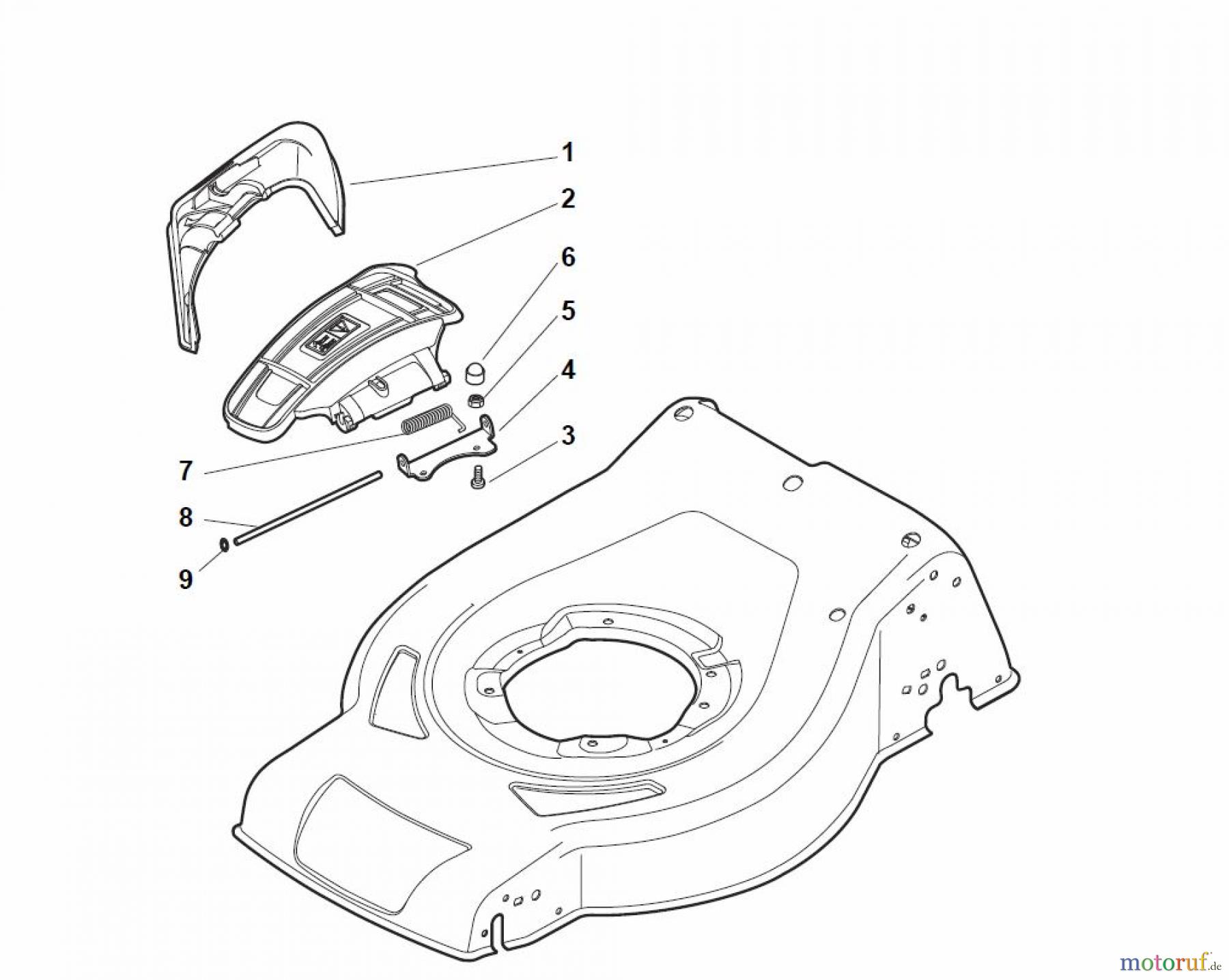 Global Garden Products GGP Rasenmäher Baujahr 2017 Benzin Ohne Antrieb 2017 CRL-CSL 484 - CRL-CSL 484 Q Protection, Belt