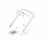 Global Garden Products GGP Baujahr 2017 Benzin Ohne Antrieb 2017 ES 414 Ersatzteile Handle, Lower Part