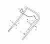 Global Garden Products GGP Baujahr 2017 Benzin Ohne Antrieb 2017 ES 414 Ersatzteile Handle, Upper Part