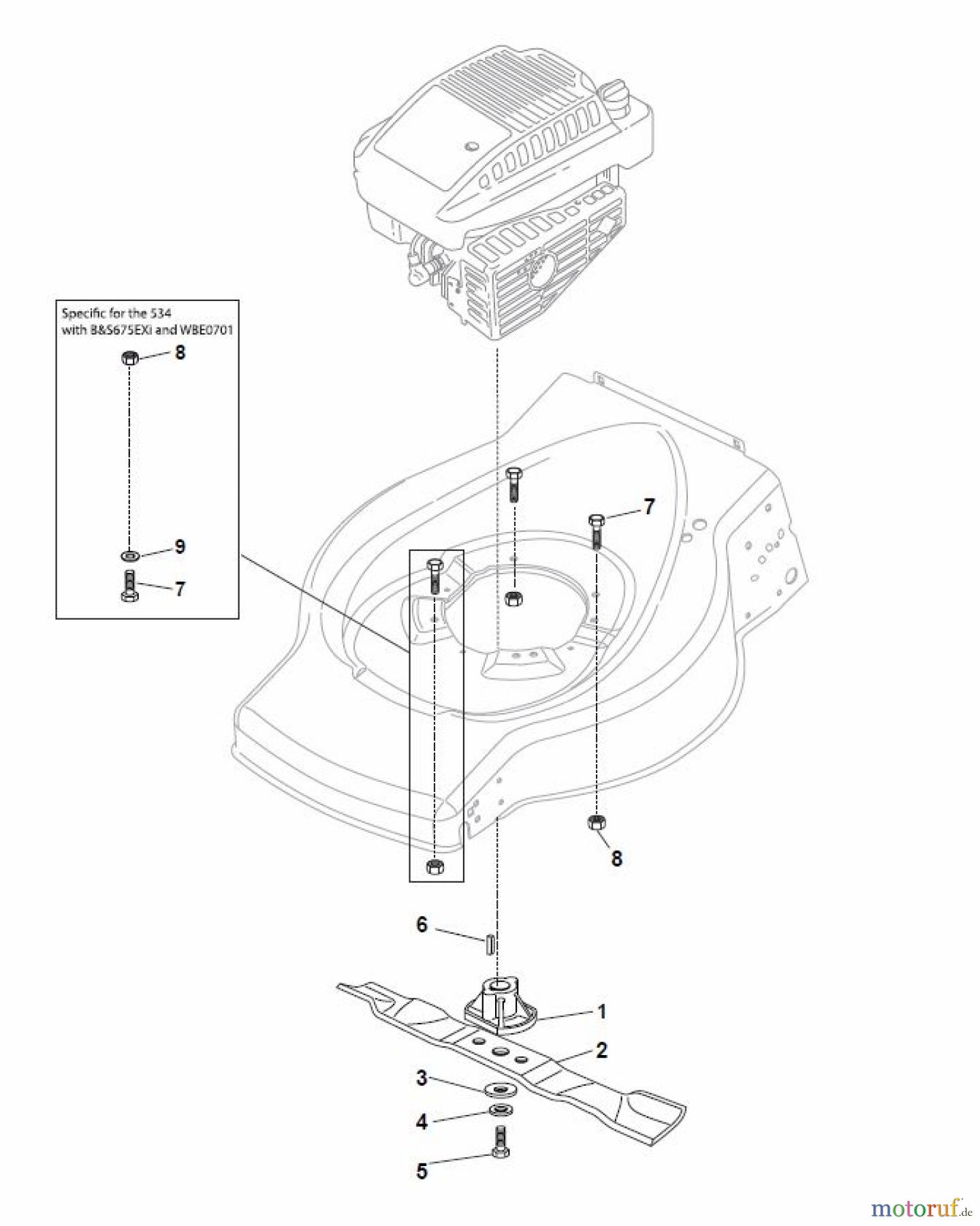 Global Garden Products GGP Rasenmäher Baujahr 2017 Benzin Ohne Antrieb 2017 ES 464 Blade