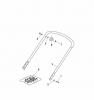 Global Garden Products GGP Baujahr 2017 Benzin Ohne Antrieb 2017 ES 534 Ersatzteile Handle, Lower Part