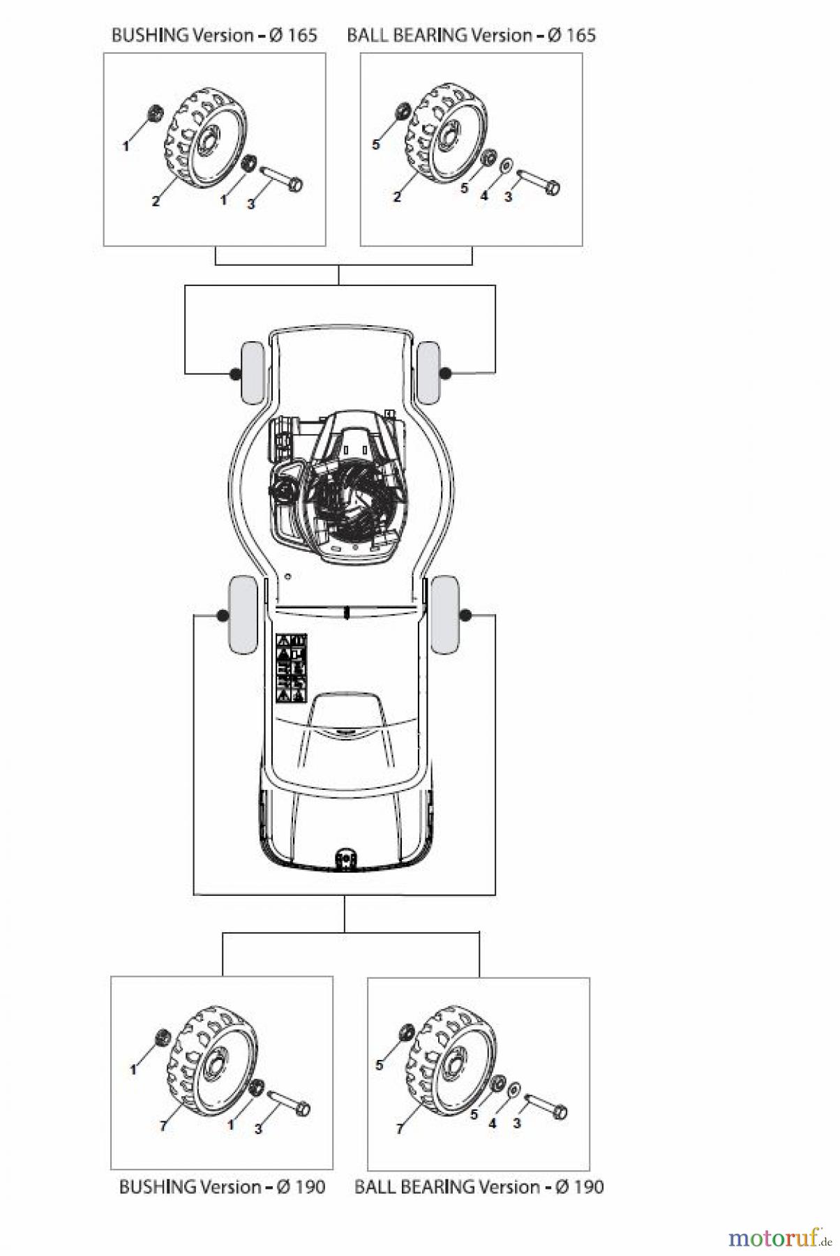Global Garden Products GGP Rasenmäher Baujahr 2017 Benzin Ohne Antrieb 2017 ESL 464 Wheels