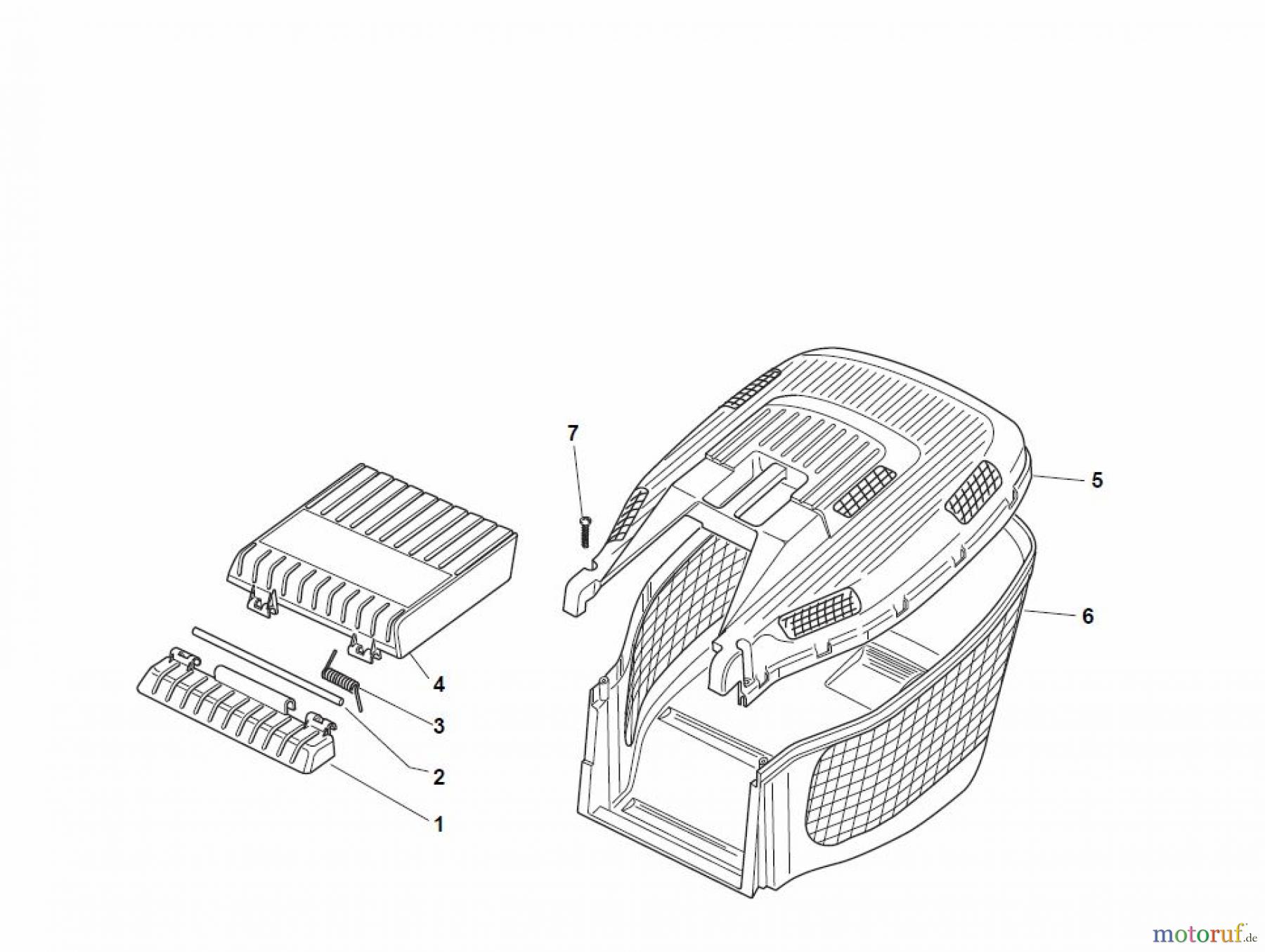 Global Garden Products GGP Rasenmäher Baujahr 2017 Benzin Ohne Antrieb 2017 ESL 464 Grass-Catcher