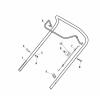 Global Garden Products GGP Baujahr 2017 Benzin Ohne Antrieb 2017 MCS 474 Ersatzteile Handle, Upper Part