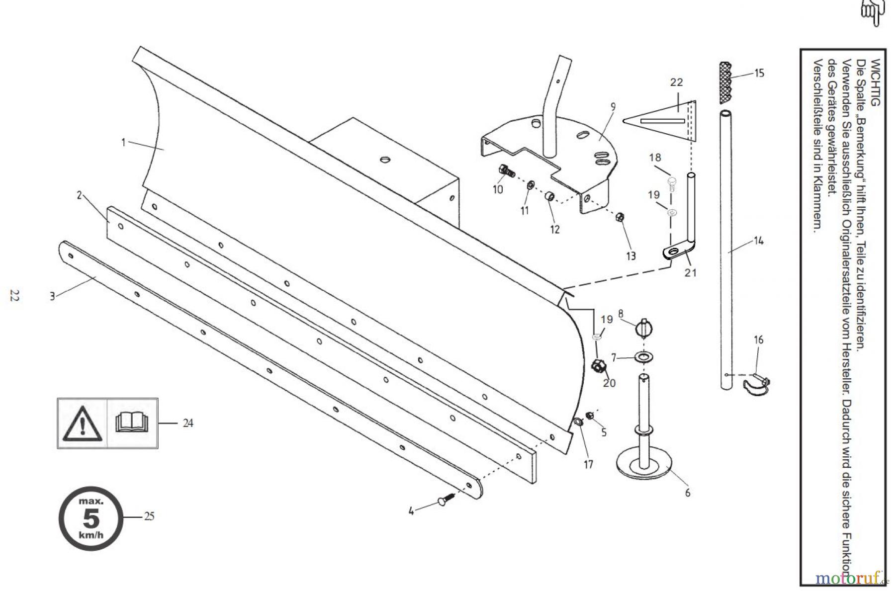  Tielbürger Räumschilder AE-015-001TS TS 125 Seite 1