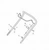 Global Garden Products GGP Baujahr 2017 Benzin Ohne Antrieb 2017 MCS 474 Q Ersatzteile Handle, Upper Part