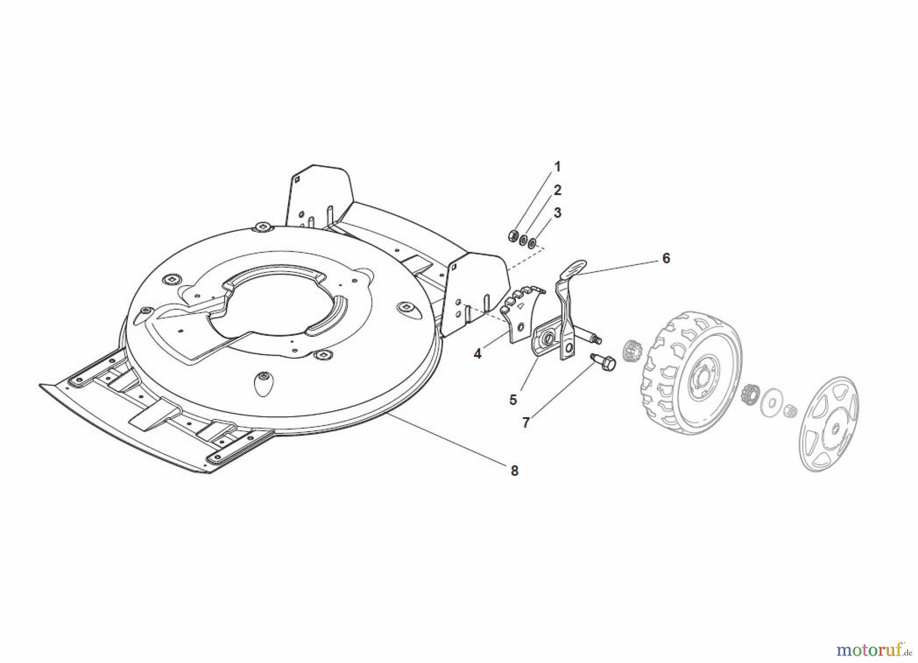 Global Garden Products GGP Rasenmäher Baujahr 2017 Benzin Ohne Antrieb 2017 MCS 504 Deck And Height Adjusting