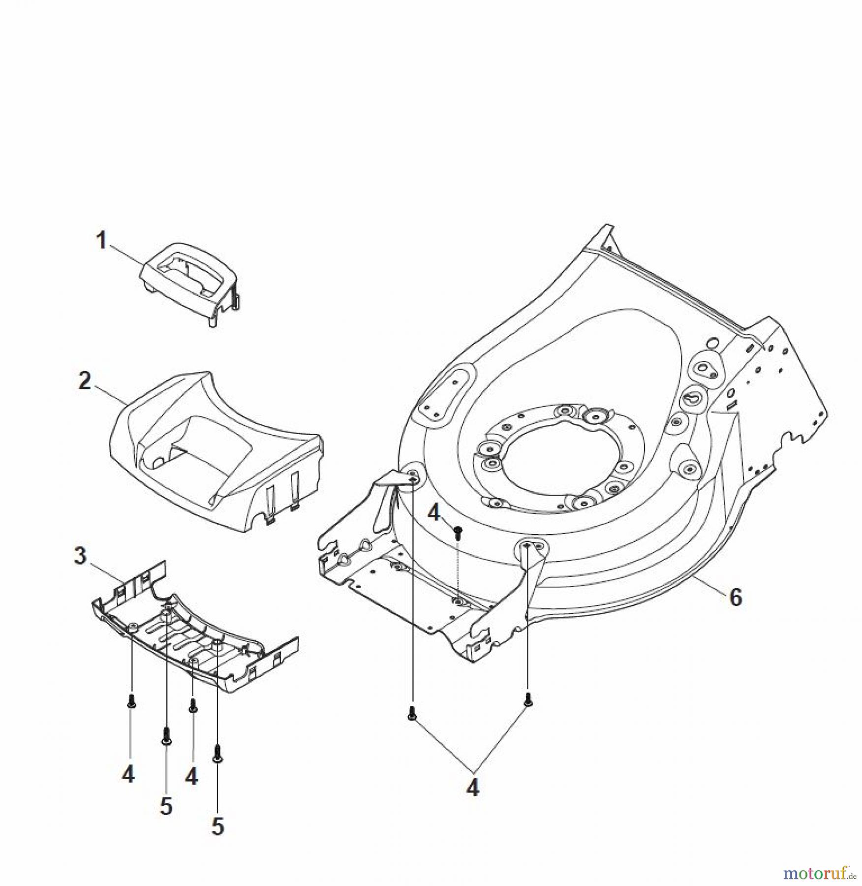 Global Garden Products GGP Rasenmäher Baujahr 2017 Benzin Ohne Antrieb 2017 MP1 504 Mask