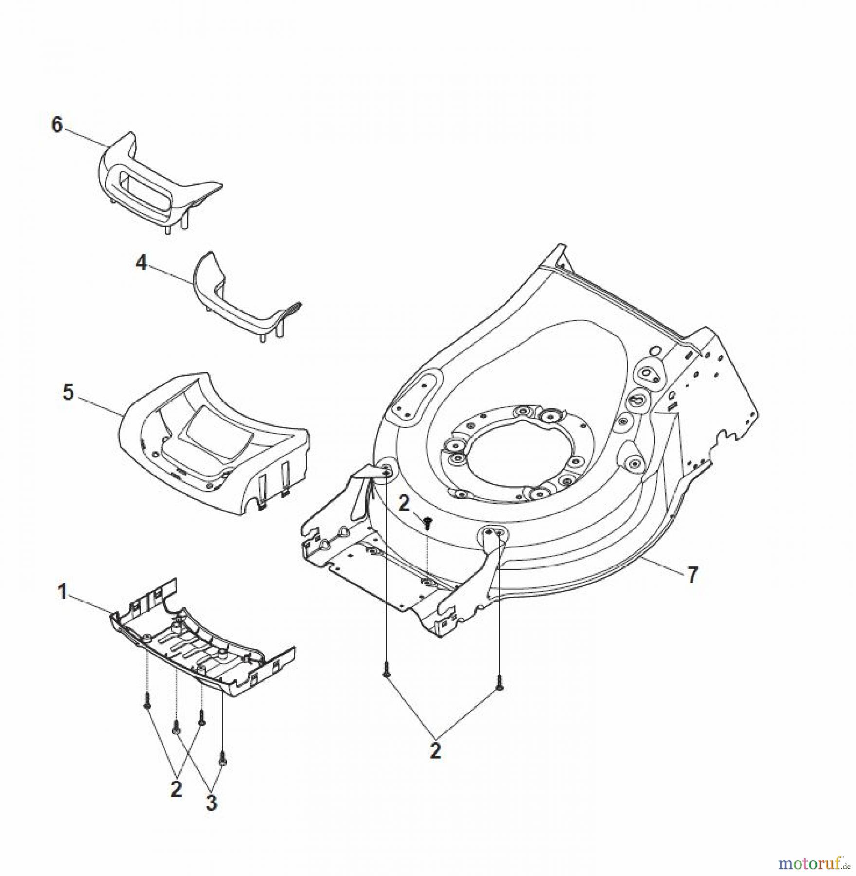 Global Garden Products GGP Rasenmäher Baujahr 2017 Benzin Ohne Antrieb 2017 MP1 504 Mask