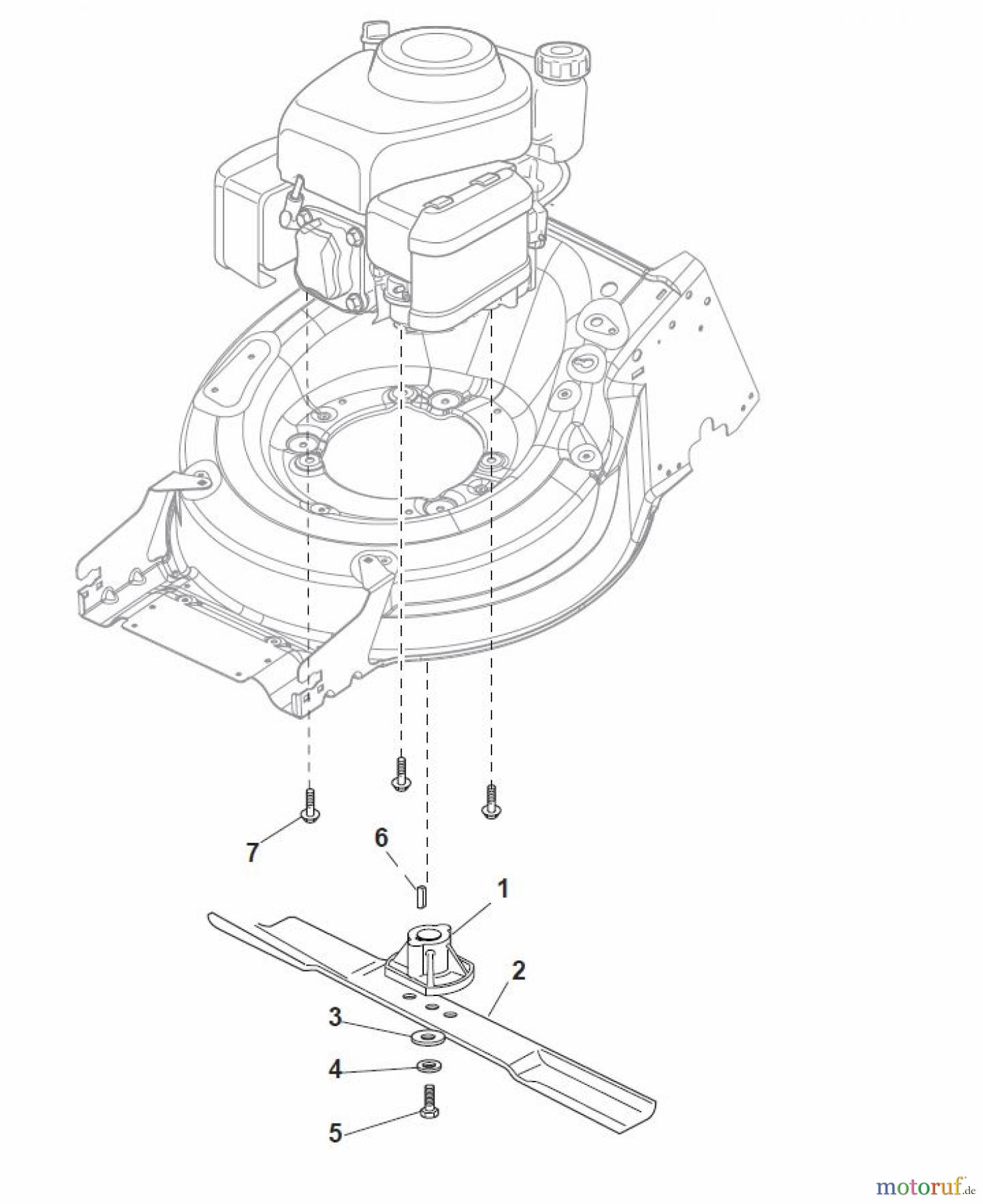 Global Garden Products GGP Rasenmäher Baujahr 2017 Benzin Ohne Antrieb 2017 MP1 504 Blade