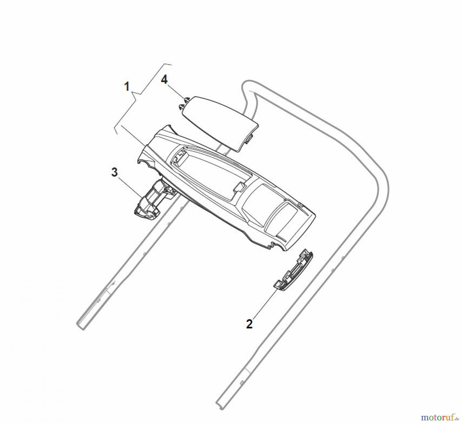 Global Garden Products GGP Rasenmäher Baujahr 2017 Benzin Ohne Antrieb 2017 NT 484 - 484 Q DELTA D ashboard