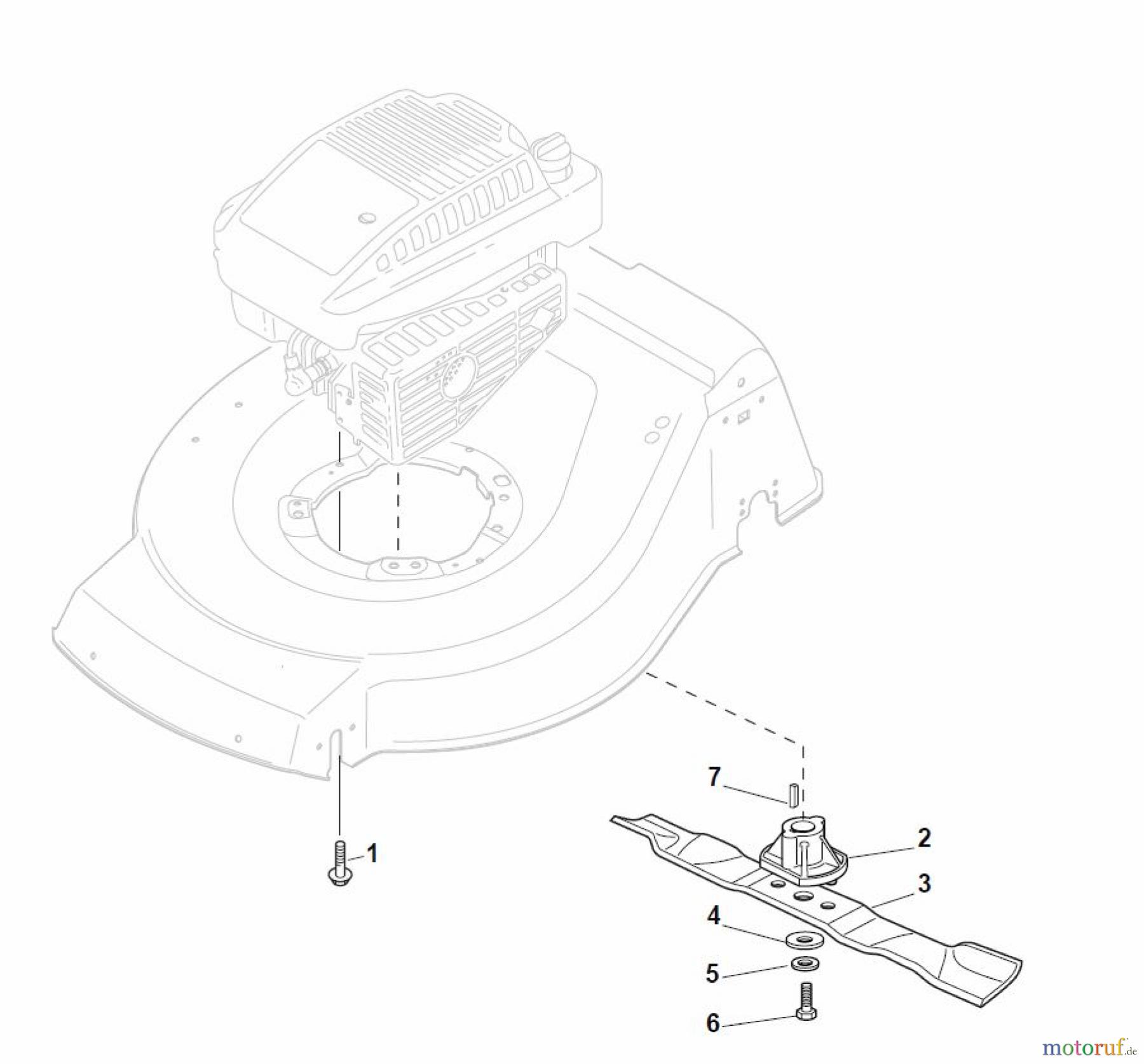 Global Garden Products GGP Rasenmäher Baujahr 2017 Benzin Ohne Antrieb 2017 NT 484 - 484 Q Blade