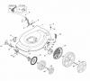 Global Garden Products GGP Baujahr 2017 Benzin Ohne Antrieb 2017 NT 484 W - 484 WQ Ersatzteile Deck And Height Adjusting