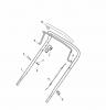 Global Garden Products GGP Baujahr 2017 Benzin Ohne Antrieb 2017 NT 484 W - 484 WQ Ersatzteile Handle, Upper Part - LUX