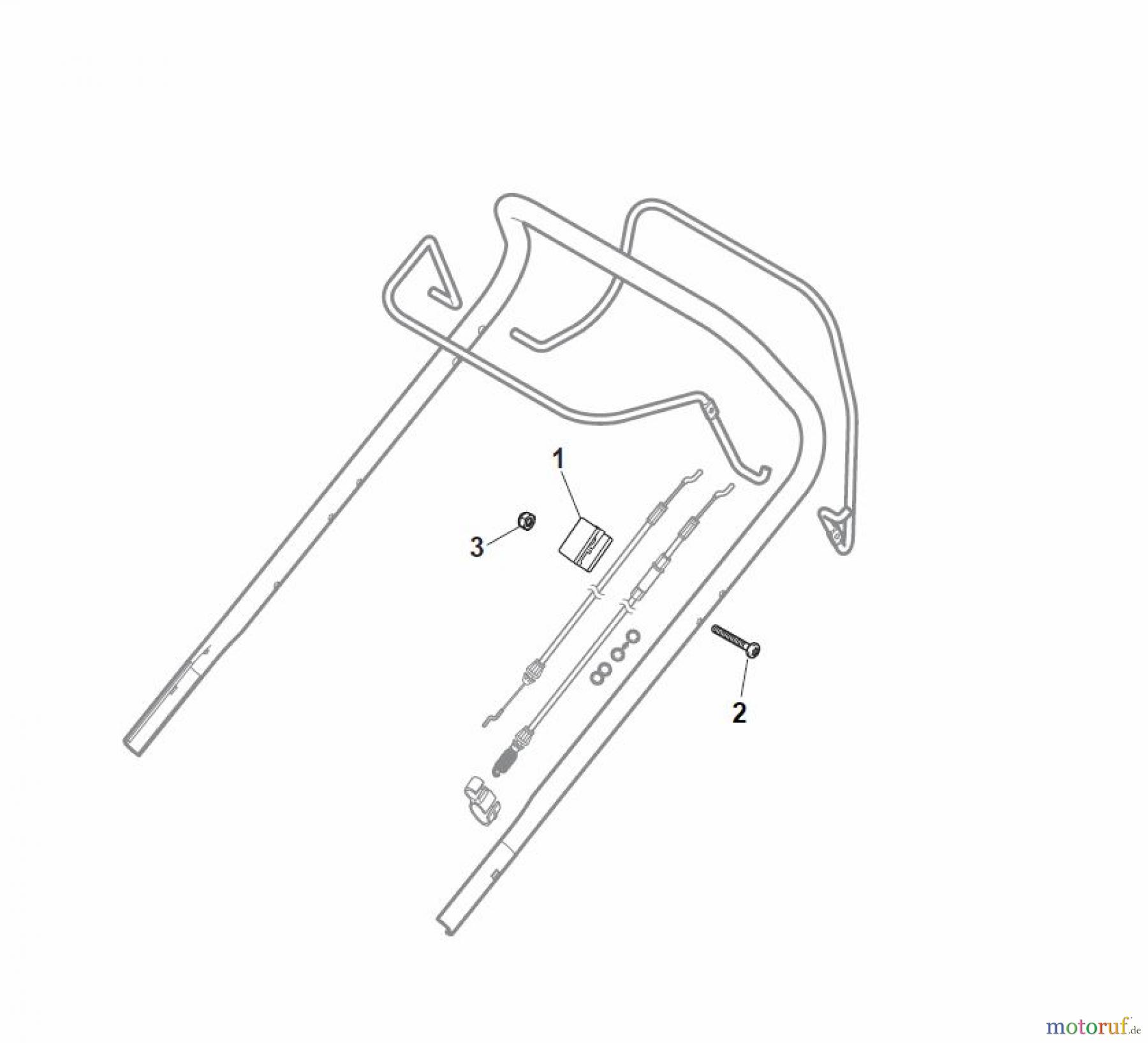 Global Garden Products GGP Rasenmäher Baujahr 2017 Benzin Ohne Antrieb 2017 NT 484 W - 484 WQ Controls Fixed RPM