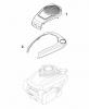 Global Garden Products GGP Baujahr 2017 Benzin Ohne Antrieb 2017 NT 484 W - 484 WQ Ersatzteile Honda Engine Cover