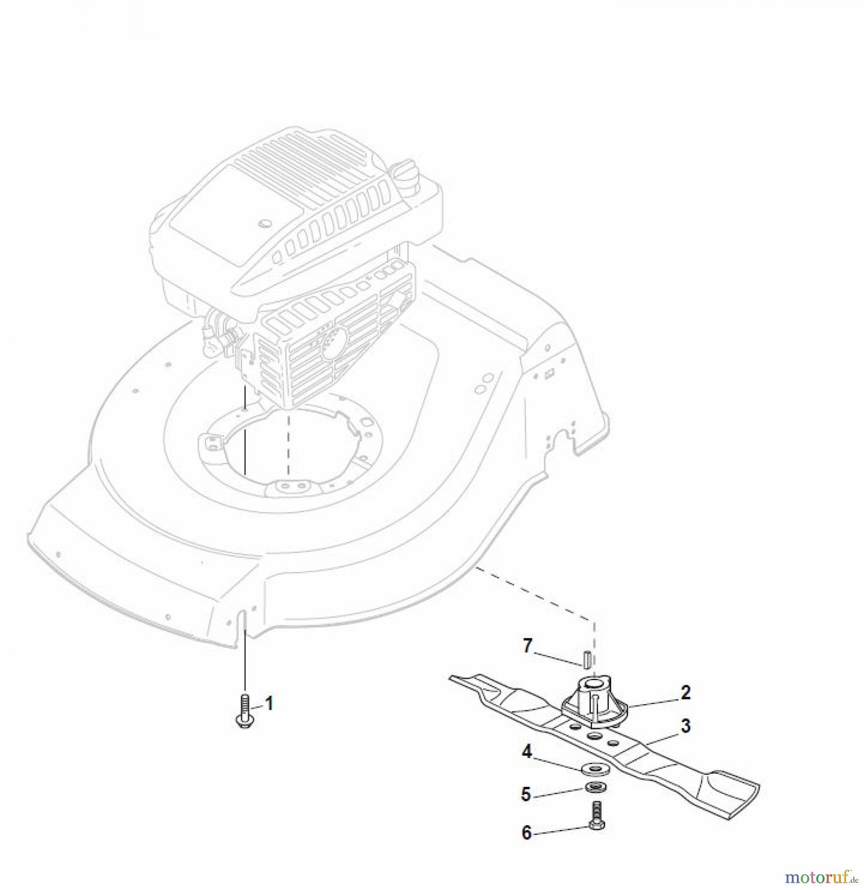 Global Garden Products GGP Rasenmäher Baujahr 2017 Benzin Ohne Antrieb 2017 NT 534 W - 534 WQ Blade