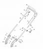 Global Garden Products GGP Baujahr 2017 Benzin Ohne Antrieb 2017 NTL 434-R (Roller) Ersatzteile Handle, Upper Part