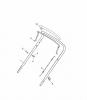 Global Garden Products GGP Baujahr 2017 Benzin Ohne Antrieb 2017 NTL 484 - 484 Q Ersatzteile Handle, Upper Part - ECO
