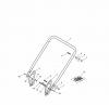 Global Garden Products GGP Baujahr 2017 Benzin Ohne Antrieb 2017 NTL 484 W - 484 WQ Ersatzteile Handle, Lower Part - ECO