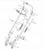 Global Garden Products GGP Baujahr 2017 Benzin Ohne Antrieb 2017 NTL 484 W - 484 WQ Ersatzteile Handle, Upper Part