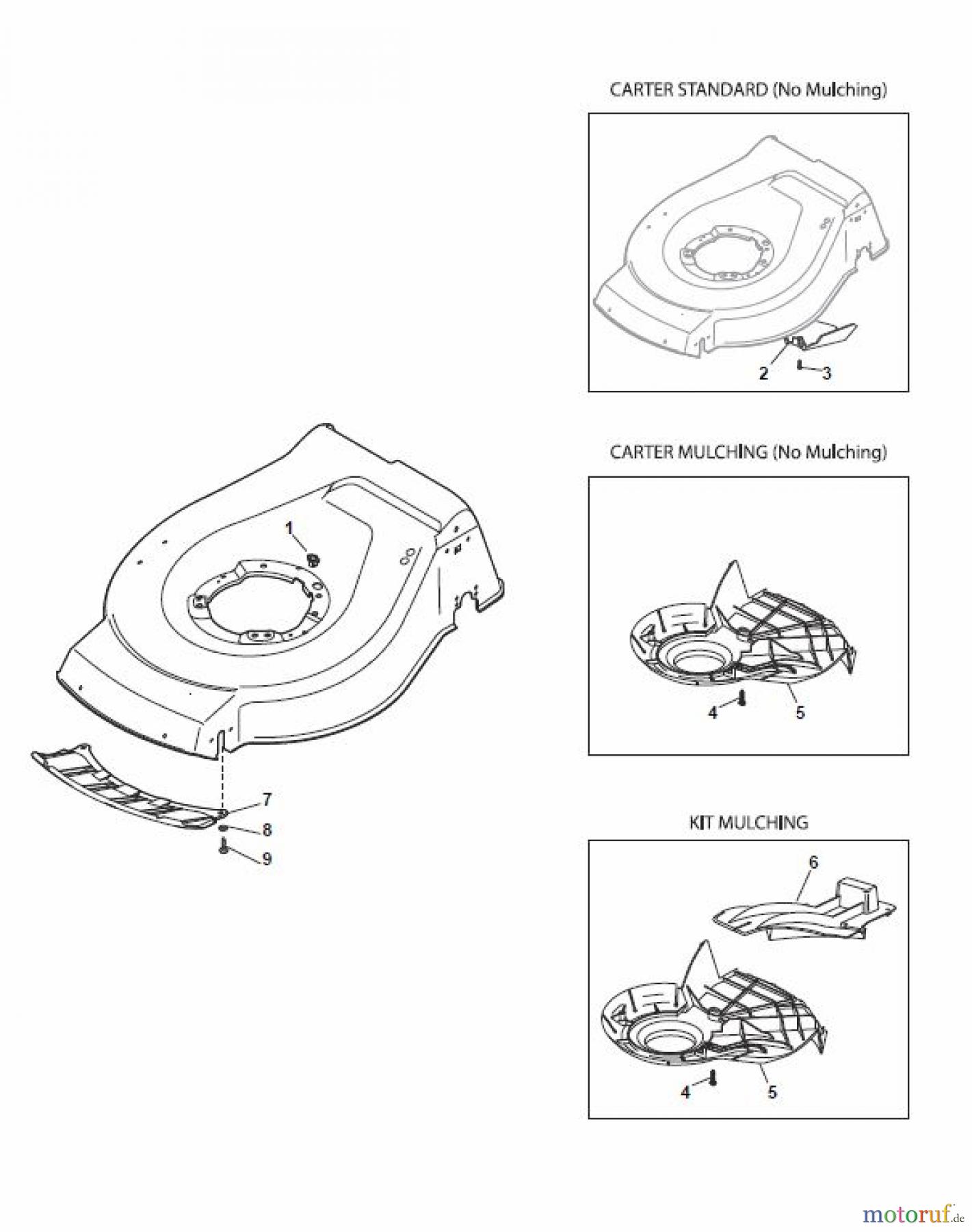 Global Garden Products GGP Rasenmäher Baujahr 2017 Benzin Ohne Antrieb 2017 NTL 484 W - 484 WQ Protection, Belt