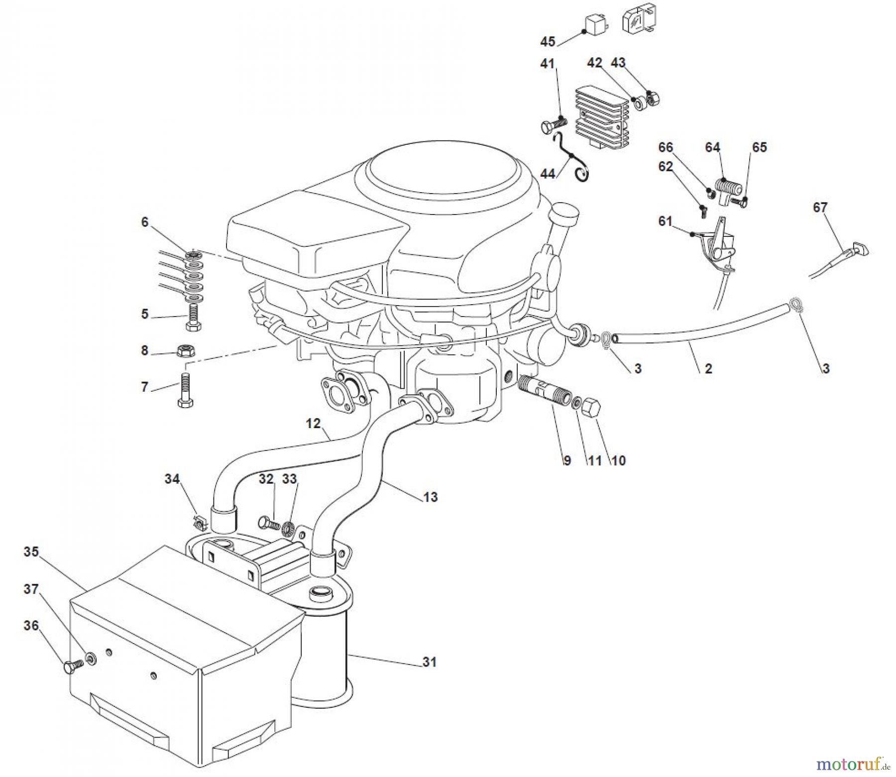 Global Garden Products GGP Aufsitzmäher Sammler Collecting 102-122cm 2017 NJA 102 HYDRO Engine - Honda Gcv 530