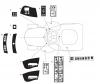 Global Garden Products GGP Sammler Collecting 102-122cm 2017 NJA 102 HYDRO Ersatzteile Labels