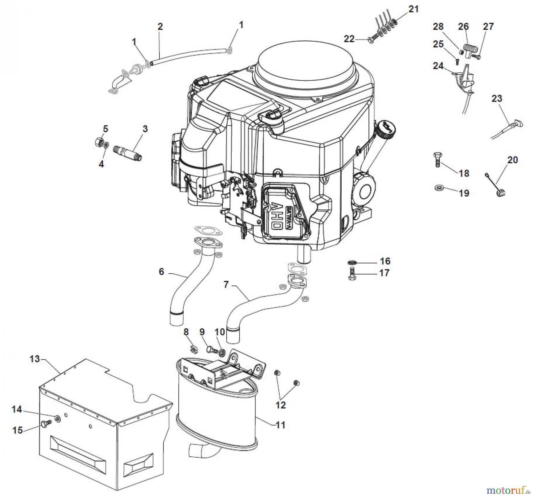 Global Garden Products GGP Aufsitzmäher Sammler Collecting 102-122cm 2017 NJA 102 Engine - Kawasaki FS 481 V