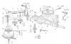 Global Garden Products GGP Sammler Collecting 102-122cm 2017 NJA 102 Ersatzteile Transmission - PEERLESS