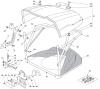 Global Garden Products GGP Sammler Collecting 102-122cm 2017 NJA 102 Ersatzteile Grass-Catcher Low End 260Lt