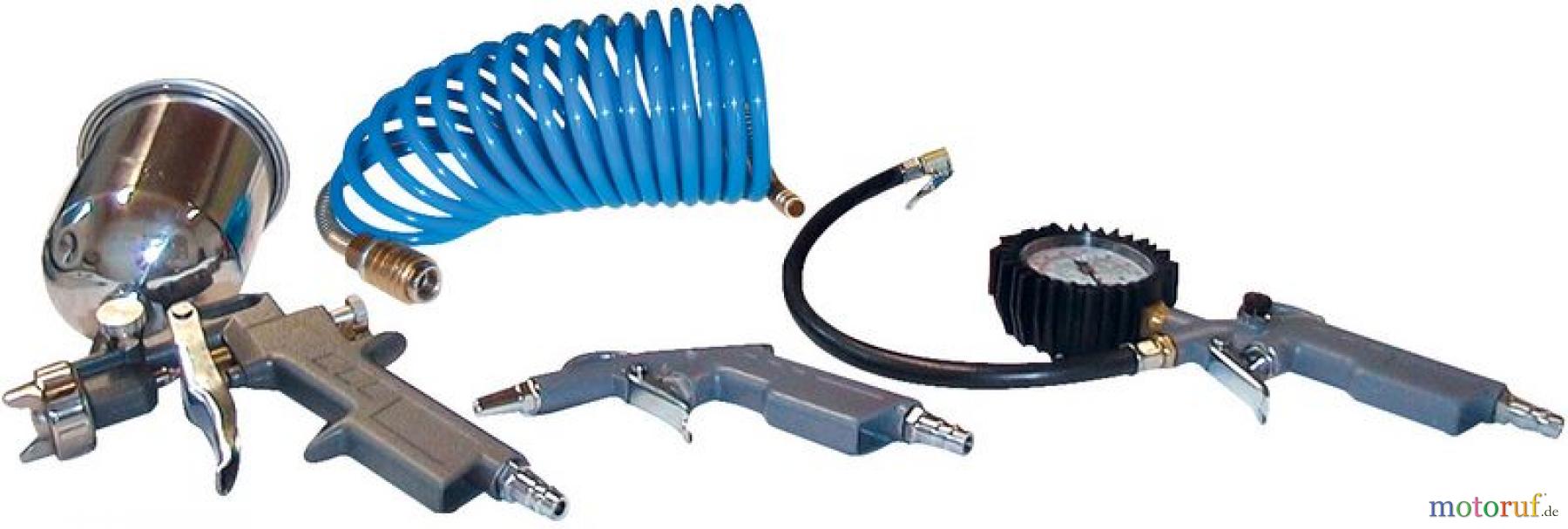 Güde Drucklufttechnik Druckluft Zubehör Sets DRUCKLUFT-SET 4-TLG. (METALL) - 84092