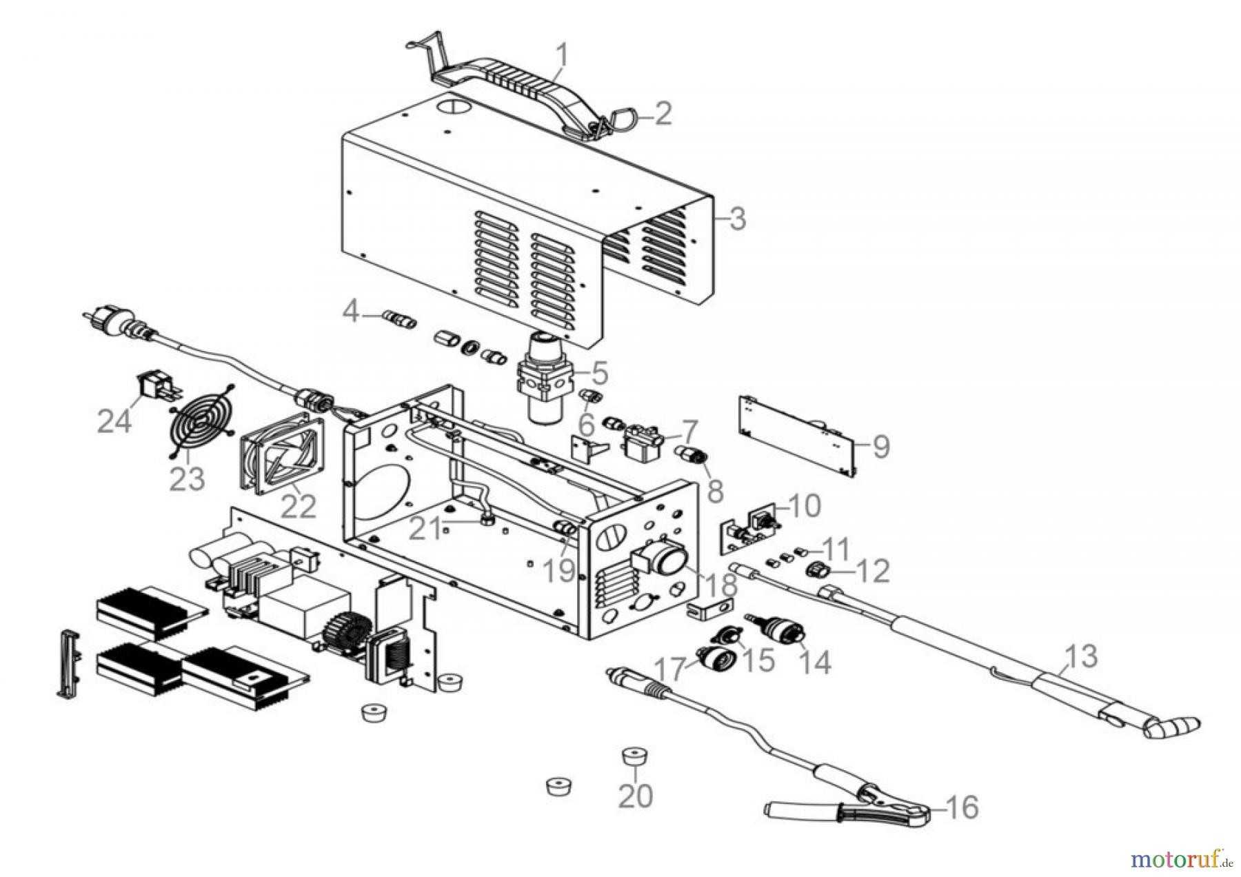  Güde Schweißtechnik Schweißgeräte Inverterschweißen bis 150 A PLASMASCHNEIDER GPS 40 A - 20063 FSL20063-01