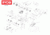 Ryobi Benzin RLM46175S RLM46175S 175 cm³ Benzin-Rasenmäher 4000444628 Ersatzteile Seite 1