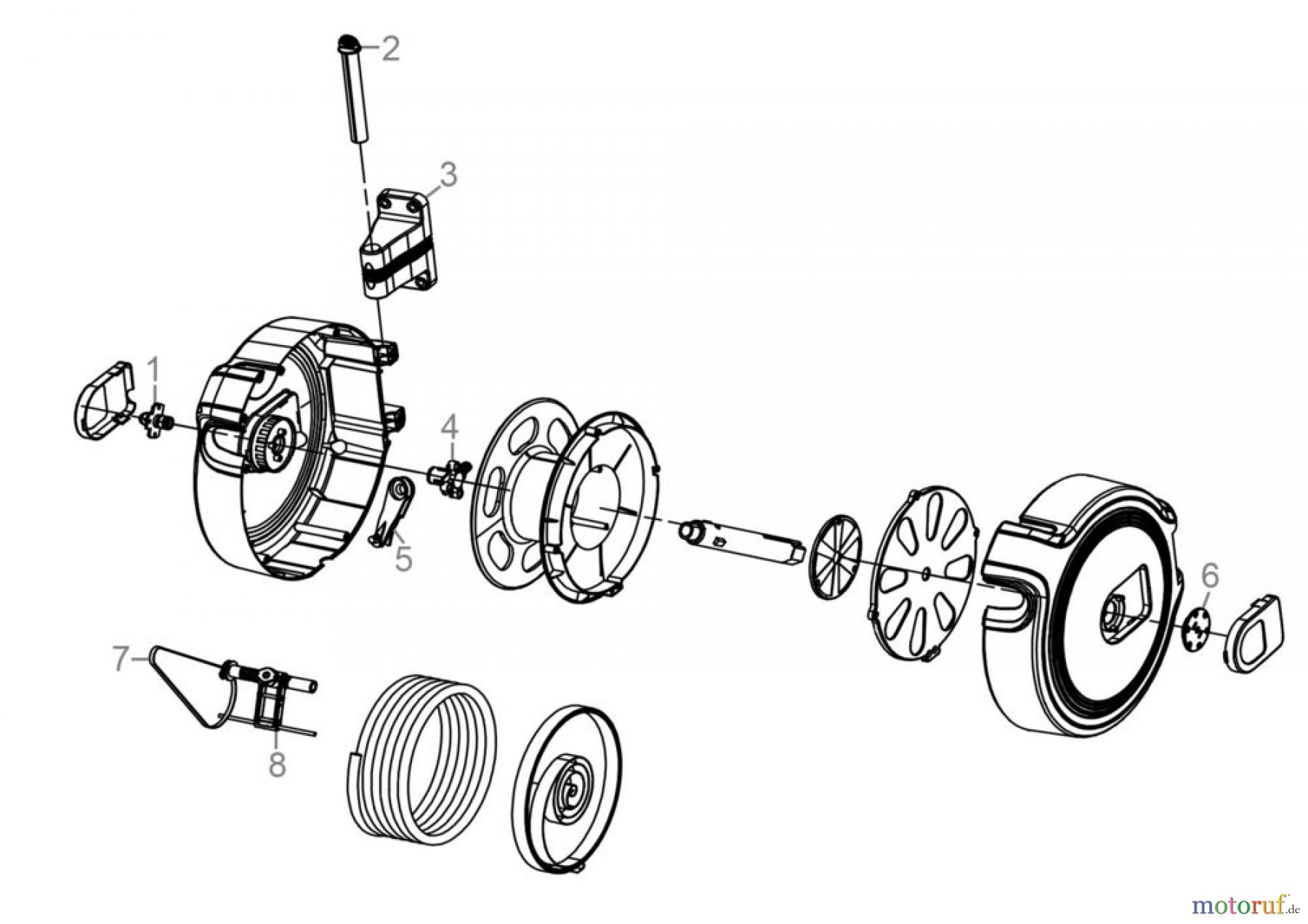 Güde Gartentechnik weitere Gartengeräte AUTOMATIK SCHLAUCHTROMMEL 20-2-1 ½“ - 93902 FSL93902-01