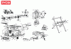 Ryobi Tischkreissägen Ersatzteile RTS1800ES-G 1800 W Tischkreissäge
