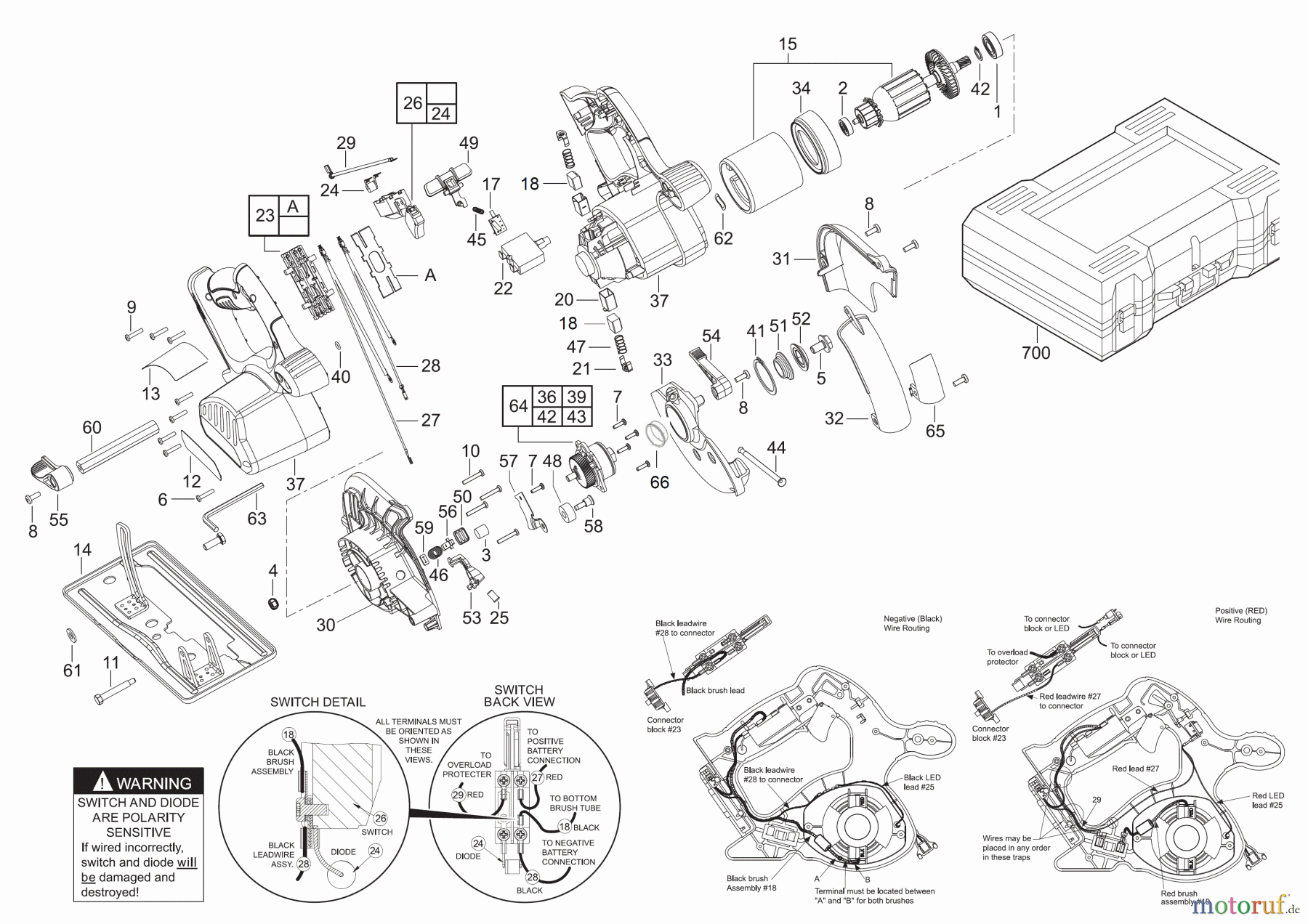 Milwaukee Akku-Geräte Sägen und Trennen KREISSÄGEN HD28 MS AKKU-METALLKREISSÄGE Seite 1