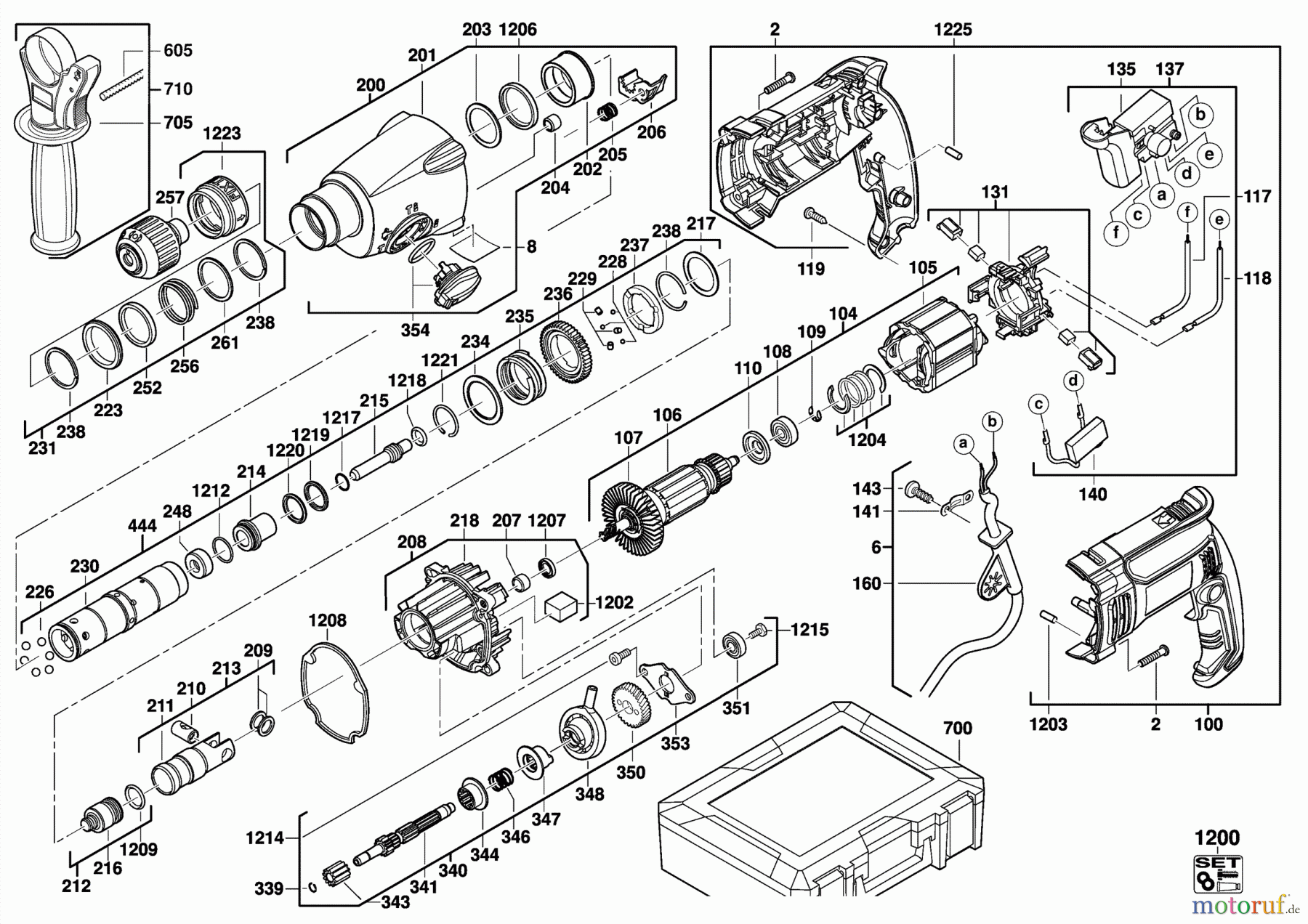 AEG Powertools Bohren und Schrauben BOHR- & KOMBIHÄMMER KH 26XE KOMBIHAMMER Seite 1