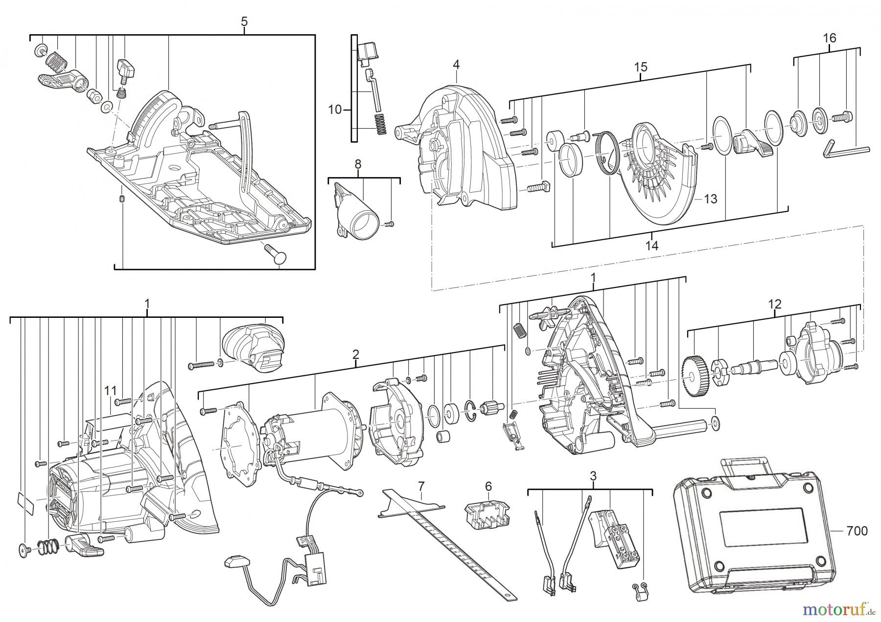  AEG Powertools Holz-Bearbeitung Akku Geräte BKS 18 Akku-Kreissäge Seite 1