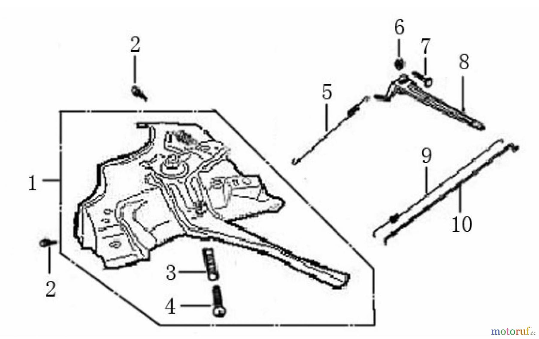 LONCIN Motoren LC175F, LC175FD, LC180F, LC180FD Reglerfedern
