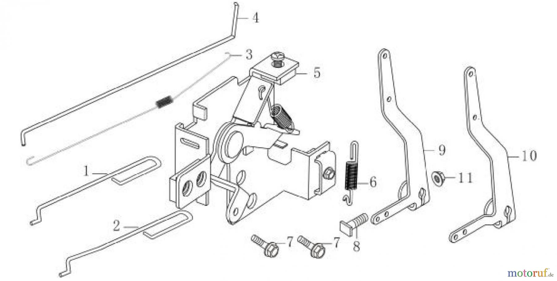 LONCIN Motoren LC1P61FA, LC1P65FA Reglerfedern