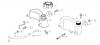 LONCIN Motoren LC1P61FA, LC1P65FA Ersatzteile Tank