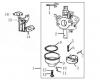 LONCIN Motoren LC165F, LC165FD, LC170F, LC170FD Ersatzteile Vergaser