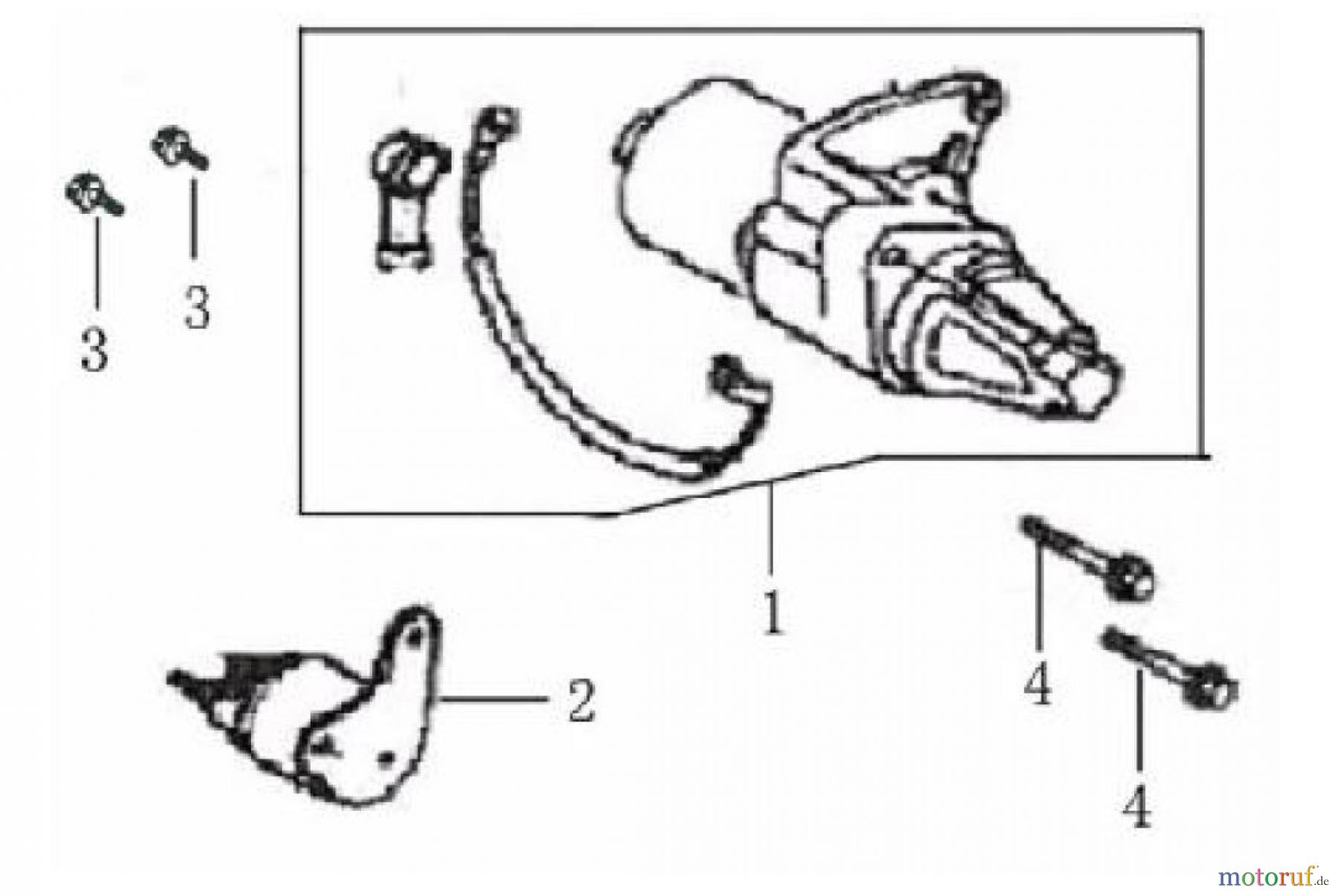 LONCIN Motoren LC165F, LC165FD, LC170F, LC170FD Elektrostart