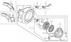 LONCIN Motoren LC168F(D)-1、LC168F(D)-2、LC168F(D)-1B、LC168F(D)-2B、LC168F(D)-1C、LC168F(D)-2C、G160F(D)、G200F(D)、G160F(D)-B、G200F(D)-B、G160F(D)-C、G200F(D)-C Ersatzteile Seilzugstarter