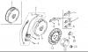 LONCIN Motoren LC168F(D)-1、LC168F(D)-2、LC168F(D)-1B、LC168F(D)-2B、LC168F(D)-1C、LC168F(D)-2C、G160F(D)、G200F(D)、G160F(D)-B、G200F(D)-B、G160F(D)-C、G200F(D)-C Ersatzteile Schwungrad, Zündspule