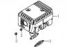 LONCIN Motoren LC168F(D)-1、LC168F(D)-2、LC168F(D)-1B、LC168F(D)-2B、LC168F(D)-1C、LC168F(D)-2C、G160F(D)、G200F(D)、G160F(D)-B、G200F(D)-B、G160F(D)-C、G200F(D)-C Ersatzteile Auspuff